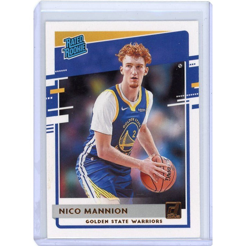 2020-21 Golden State Warriors Nico Mannion Donruss #245