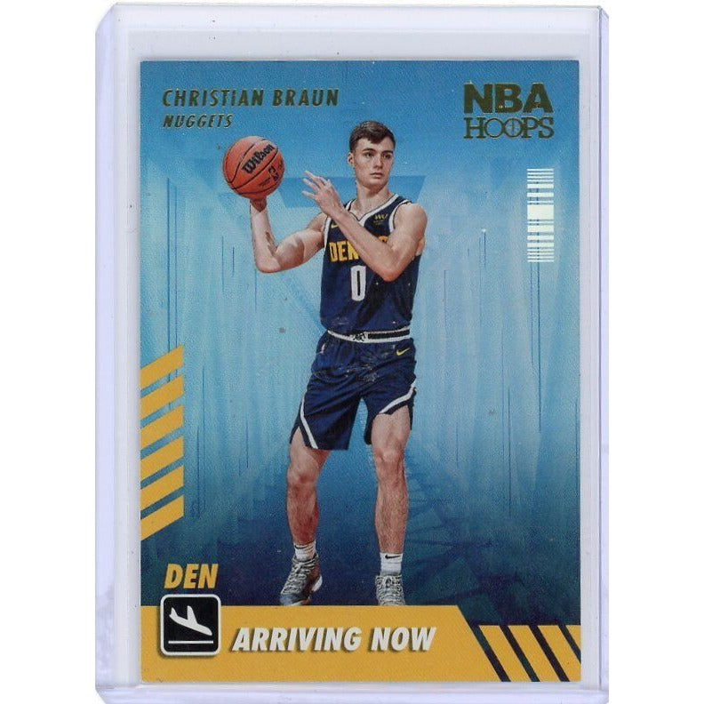 2022-23 Denver Nuggets Christian Braun NBA Hoops "Arriving Now" #21