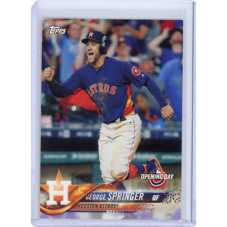 2018 Houston Astros George Springer Topps Opening Day #48