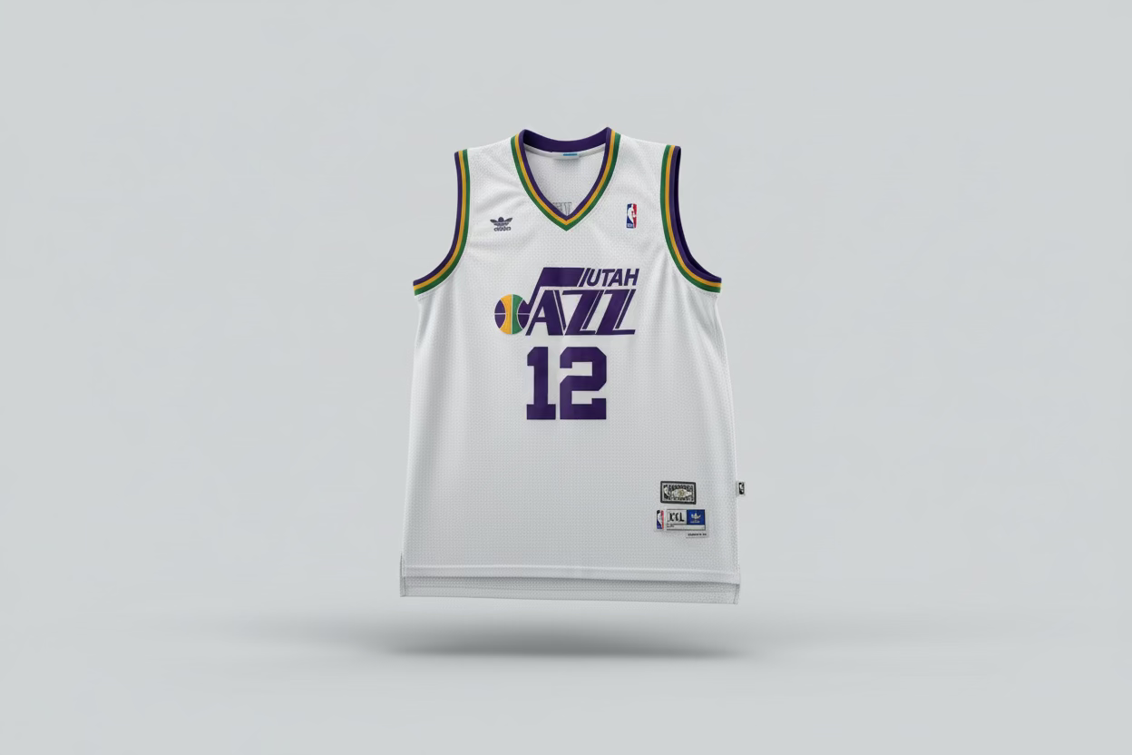 Adidas Utah Jazz John Stockton Jersey