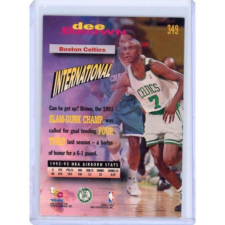 1993-94 Boston Celtics Dee Brown Stadium Club #349