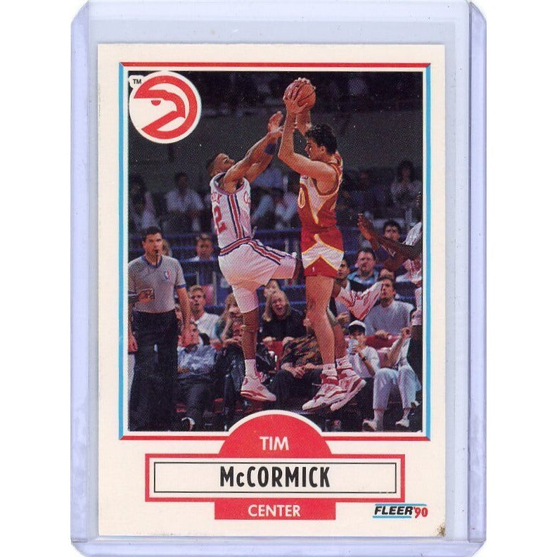 1990-91 Atlanta Hawks Tim McCormick Fleer Update #U-2