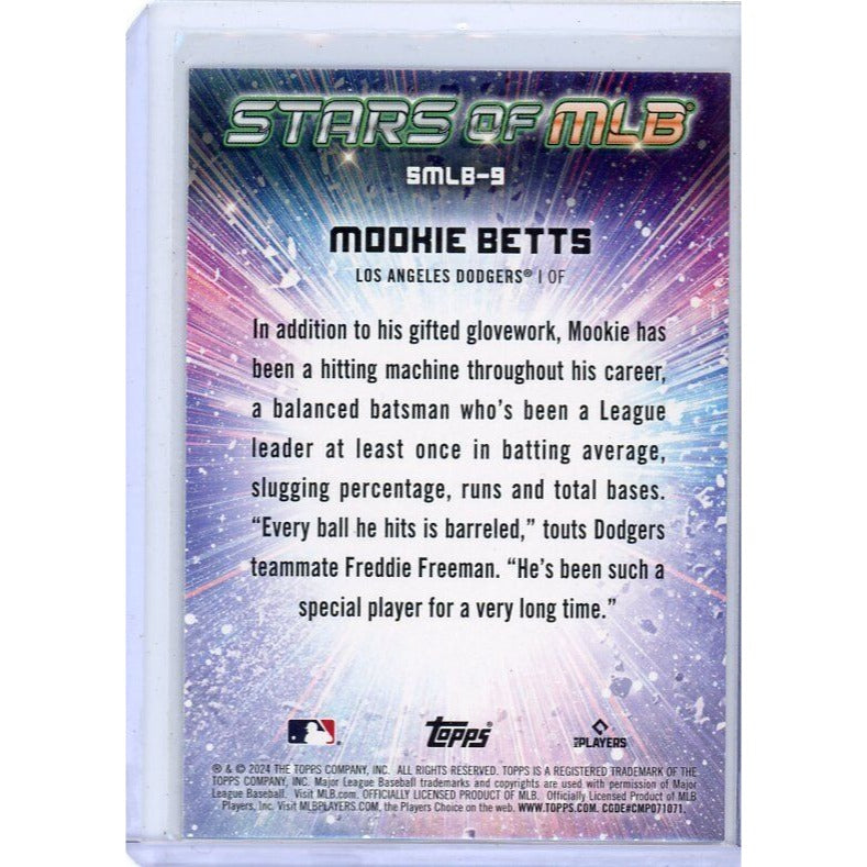 2024 Topps #CSMLB-9 Mookie Betts Stars of MLB Chrome