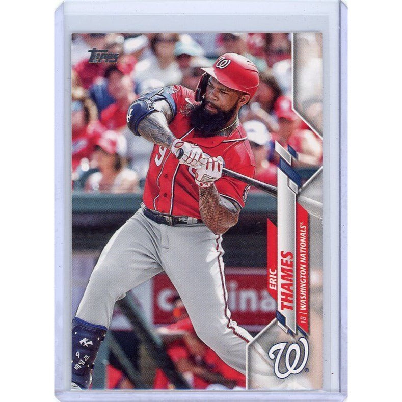 2020 Washington Nationals Eric Thames Topps Update #U-107