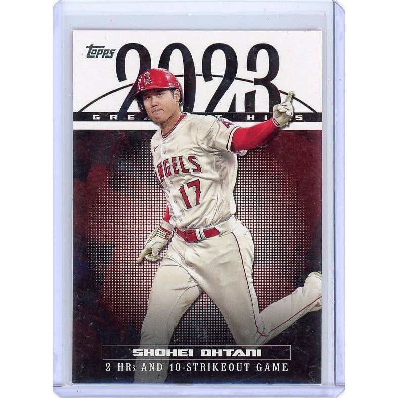 2024 Los Angeles Angels Shohei Ohtani Topps 2023 Greatest Hits #23GH-13