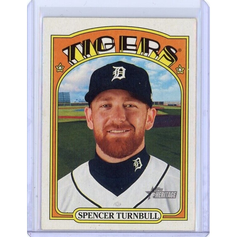 2021 Detroit Tigers Spencer Turnbull Topps Heritage #64