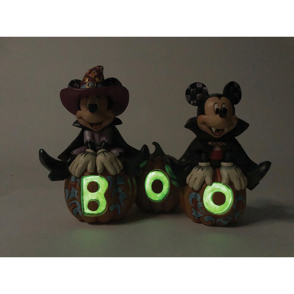 Mickey Mouse and Minnie Mouse Halloween Statue