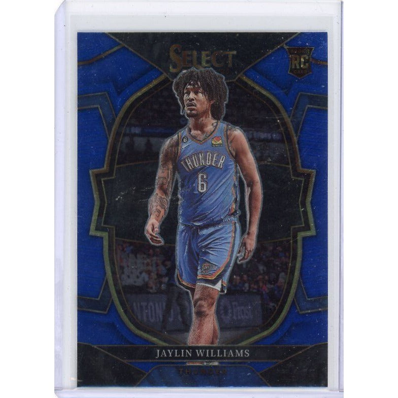 2022-23 Oklahoma City Thunder Jaylin Williams Panini Select #99 (Blue)