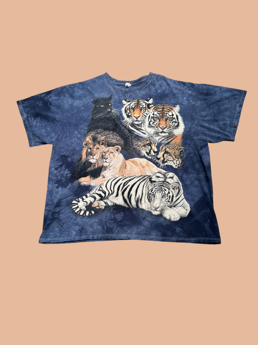 Jungle Cats Tie-Dye Tee