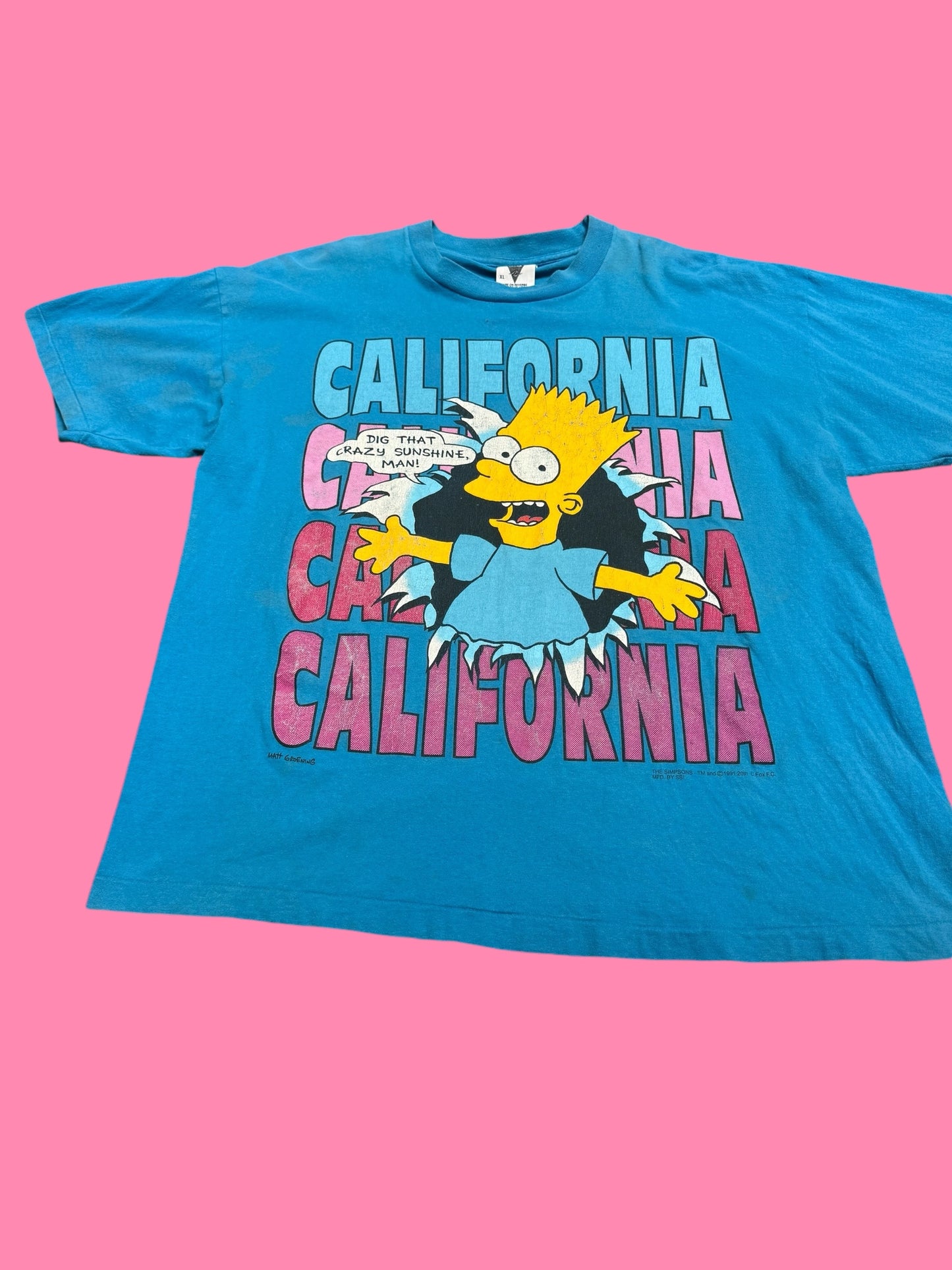 1991 Bart Simpson California Single Stitch Tee