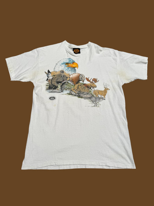 90's Single Stitch "Wildlife" Tee