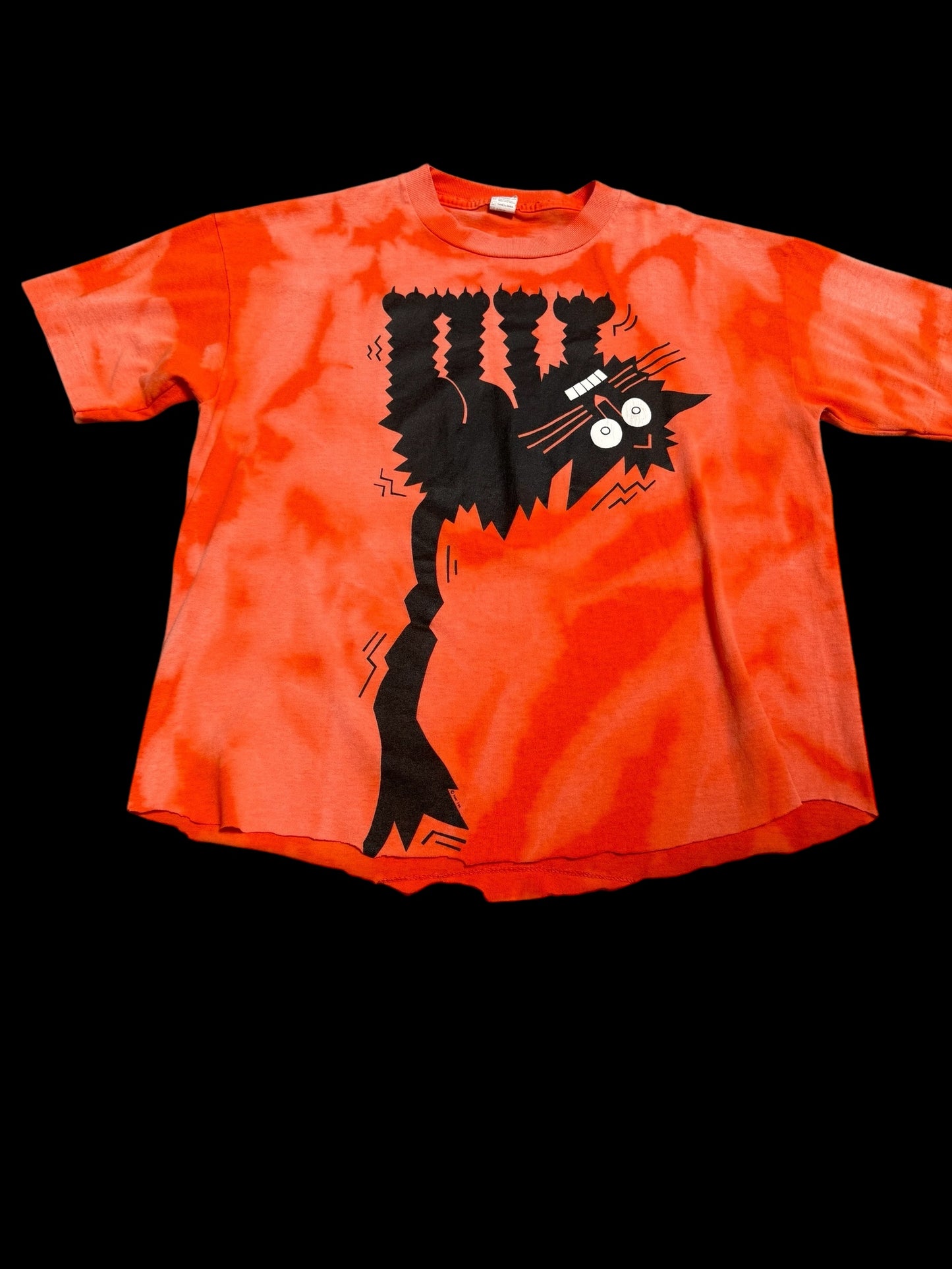 90's Hallmark Halloween "Black Cat" Single Stitch Tee