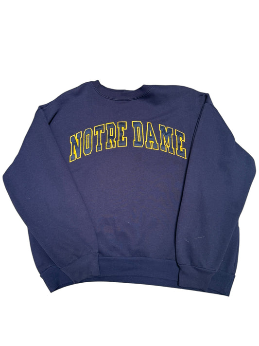 Majestic Notre Dame Crew Neck