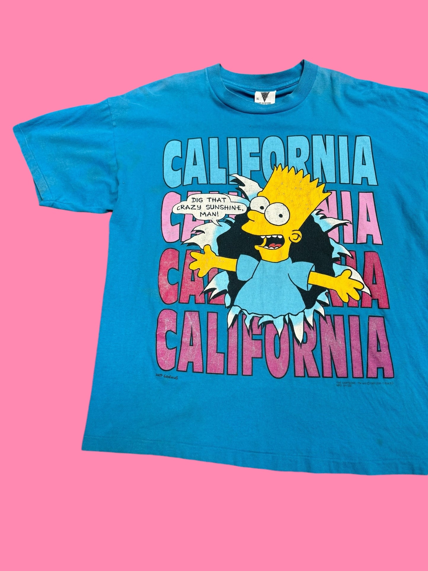 1991 Bart Simpson California Single Stitch Tee