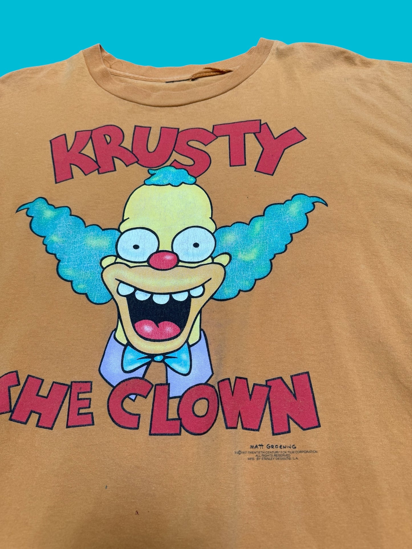 1997 The Simpsons "Krusty the Clown" Tee