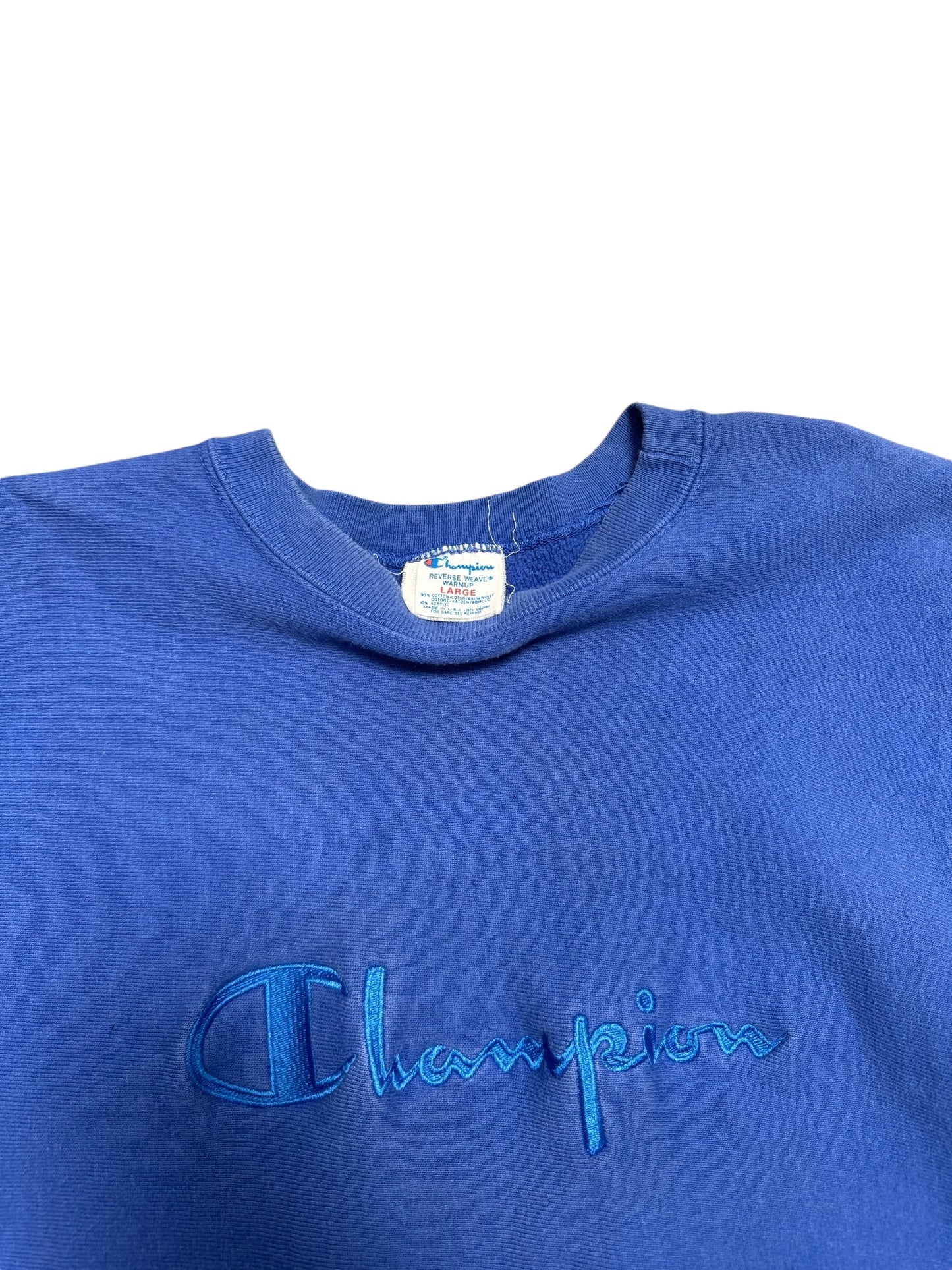 90's Champion Cropped Crew Neck