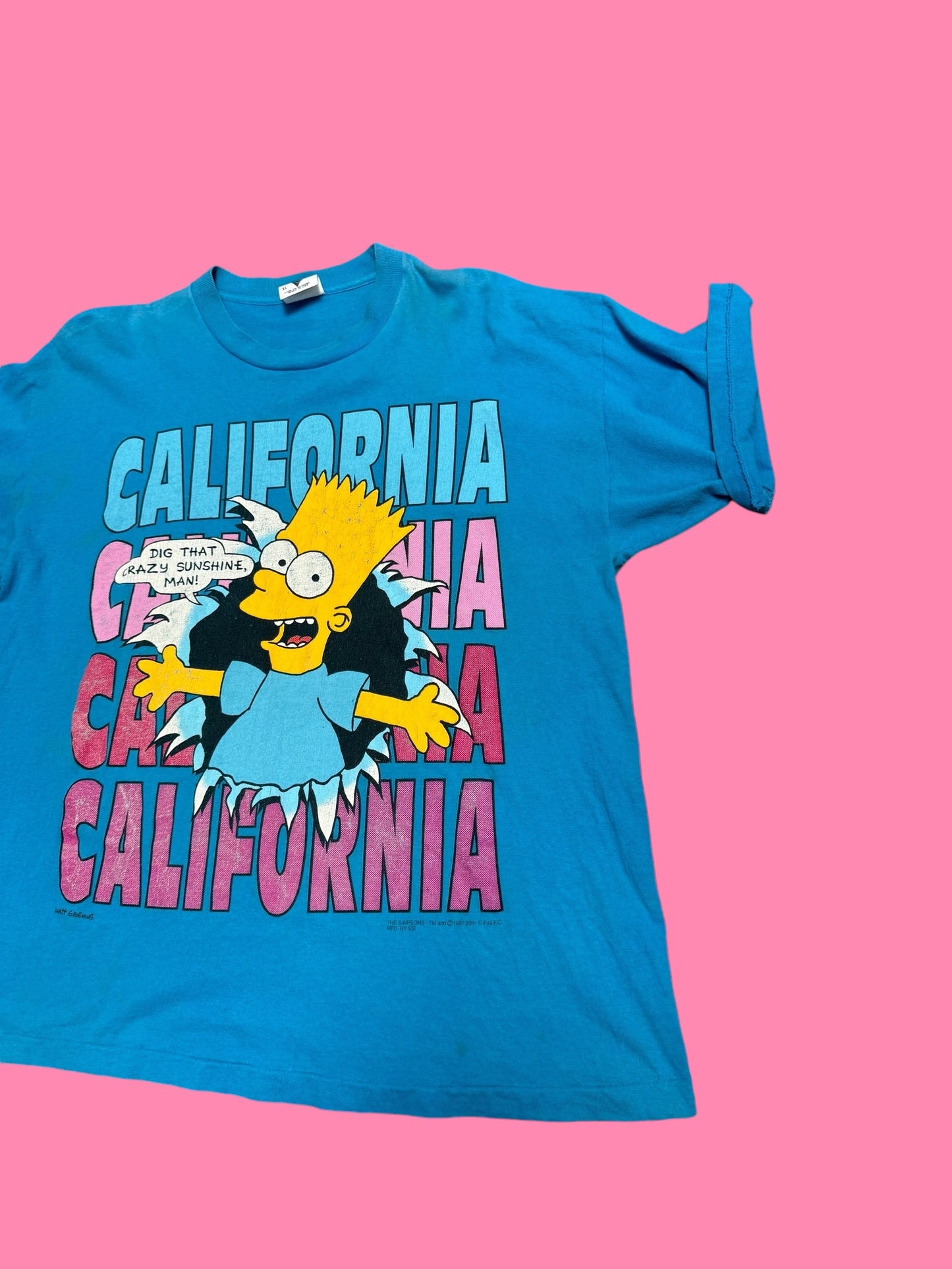 1991 Bart Simpson California Single Stitch Tee