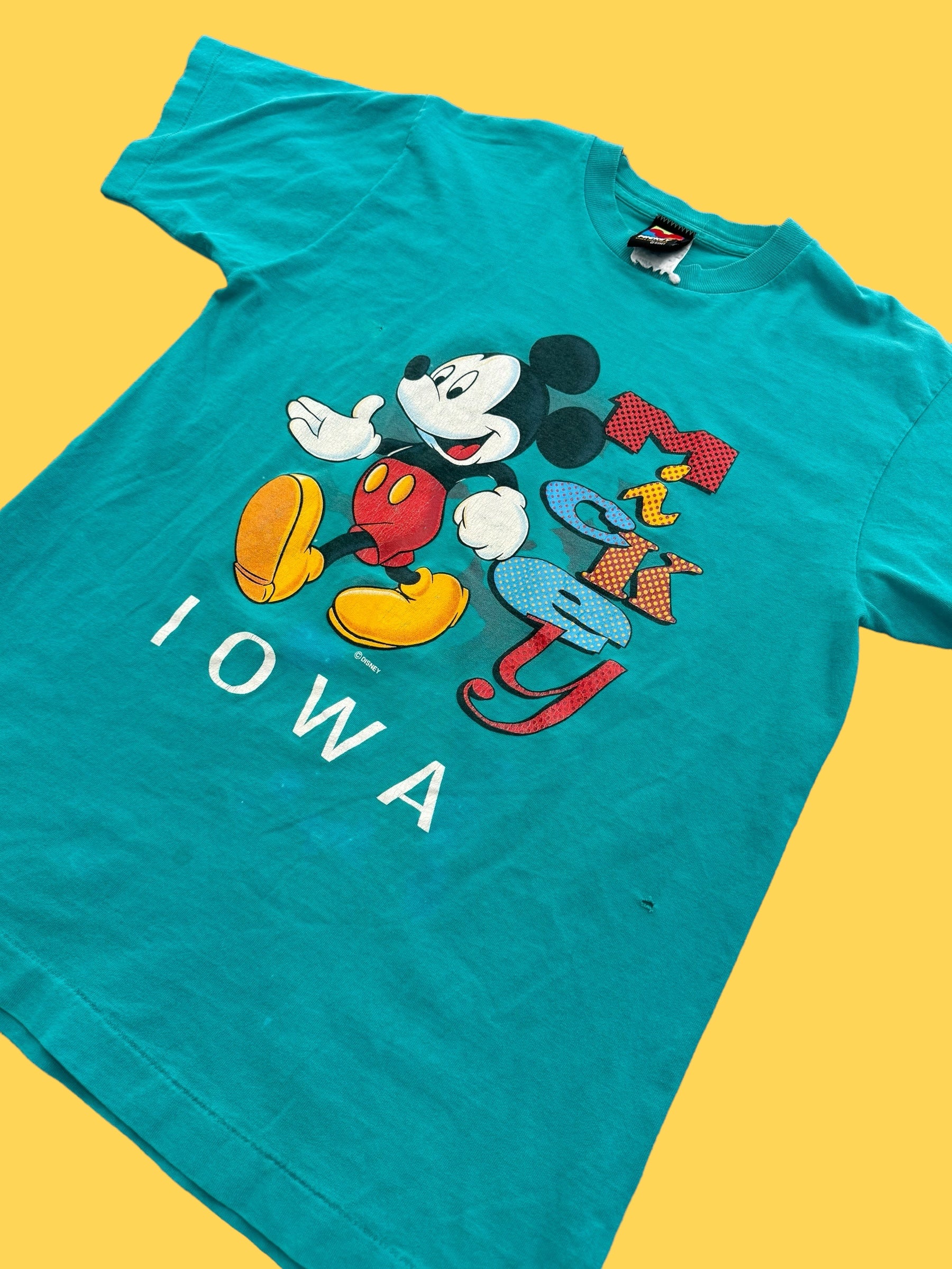 90's Disney Mickey Mouse "Iowa" Single Stitch Tee