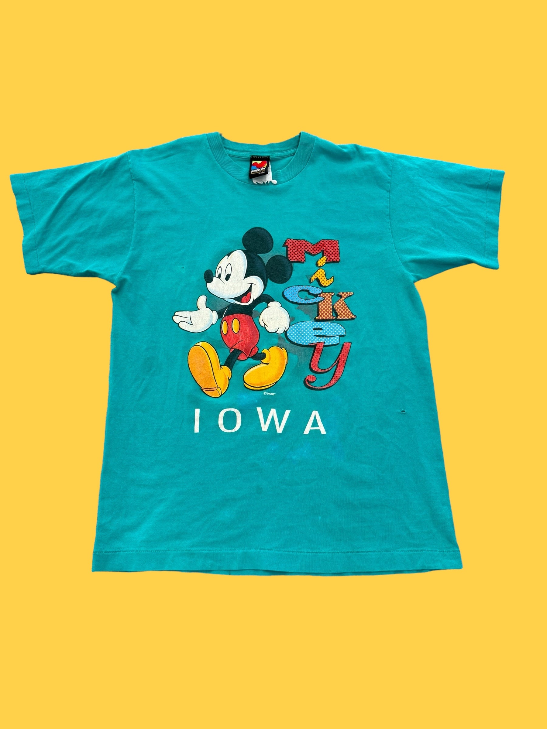 90's Disney Mickey Mouse "Iowa" Single Stitch Tee