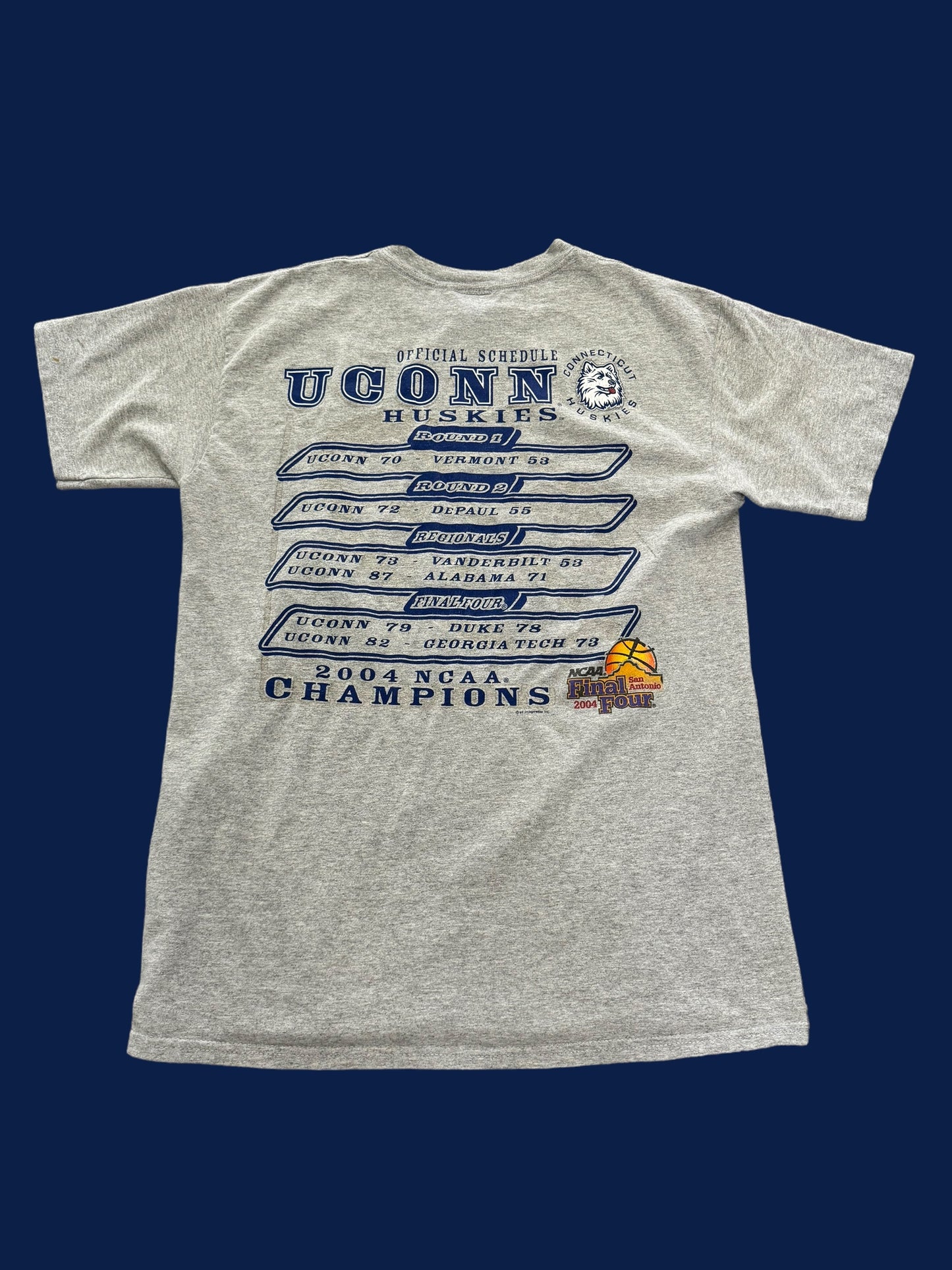 2004 NCAA Tournament UCONN Tee