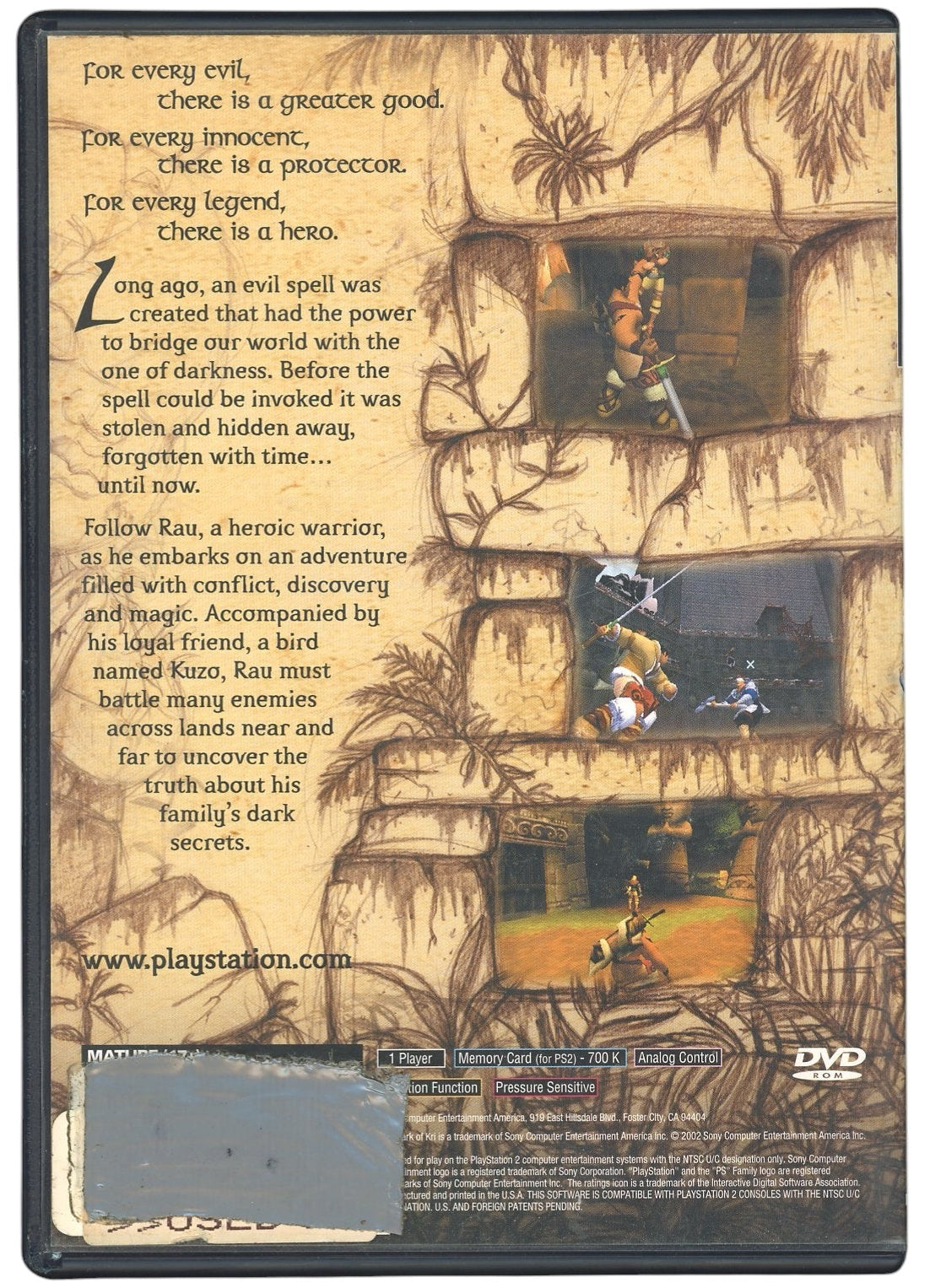 Playstation 2: The Mark of Kri-(CIB)