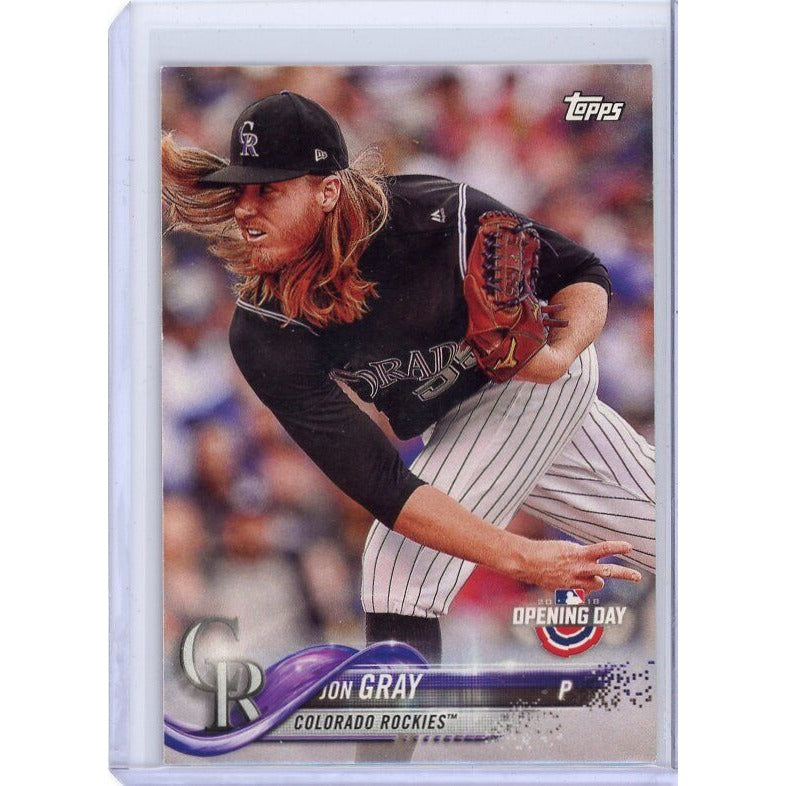 2018 Colorado Rockies Jon Gray Topps Opening Day #42