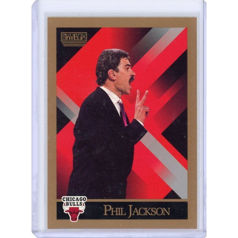 1990-91 Chicago Bulls Phil Jackson  SkyBox #304