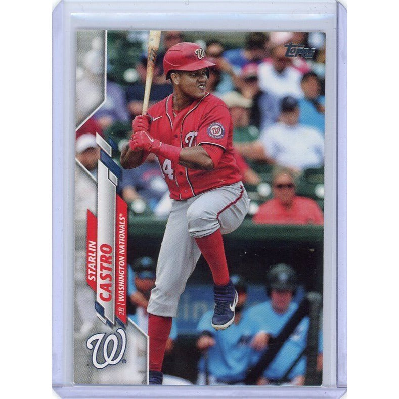 2020 Washington Nationals Starlin Castro Topps Update #U-5