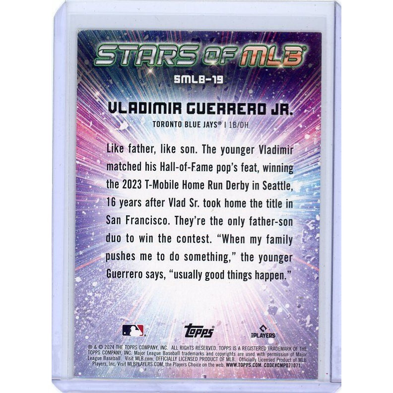 2024 Toronto Blue Jays Vladimir Guerrero Jr. Topps Stars of MLB #SMLB-19