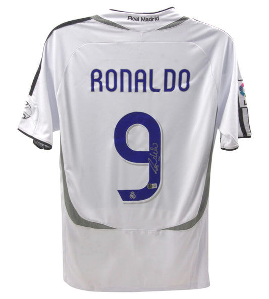 Ronaldo Nazario Real Madrid Jersey *Signed and Authenticated*