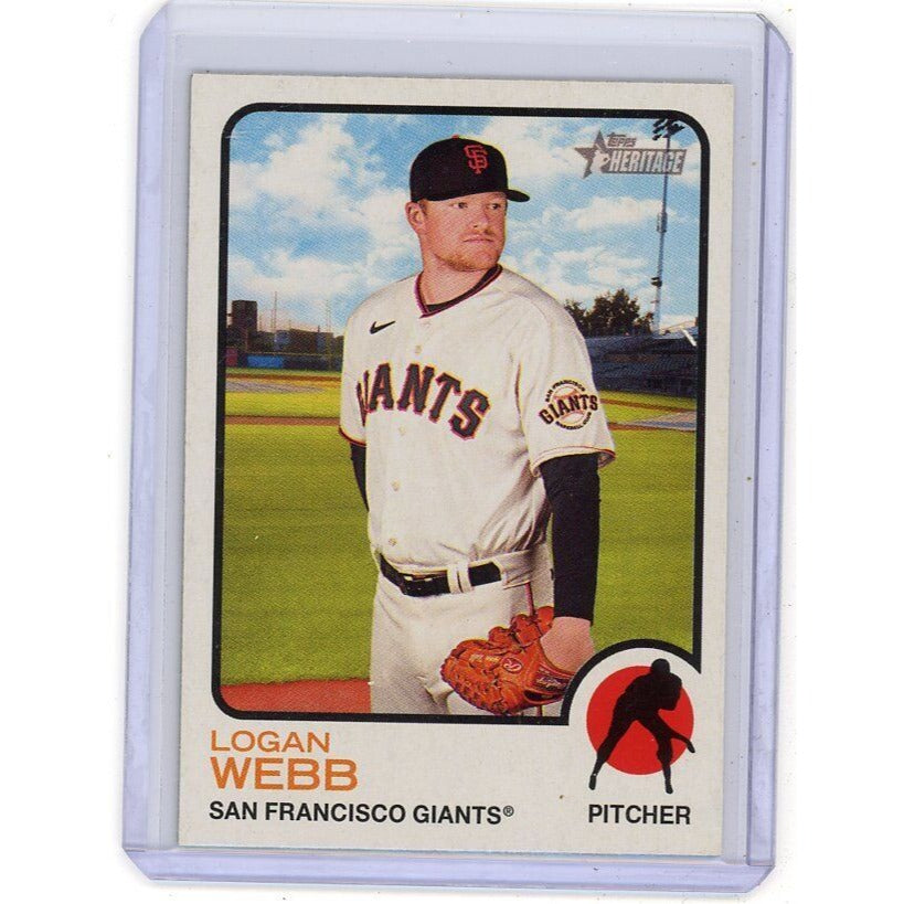 2022 San Francisco Giants Logan Webb Topps Heritage #358