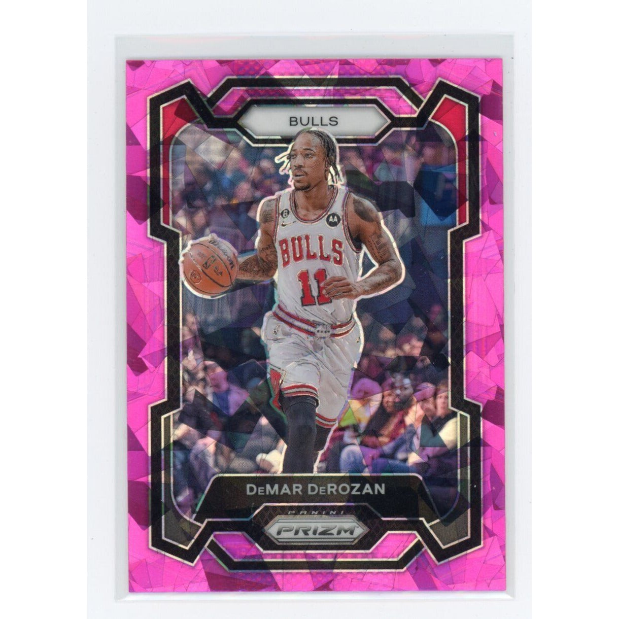 2023-24 DeMar DeRozan Panini Prizm #36 Cracked Ice Pink