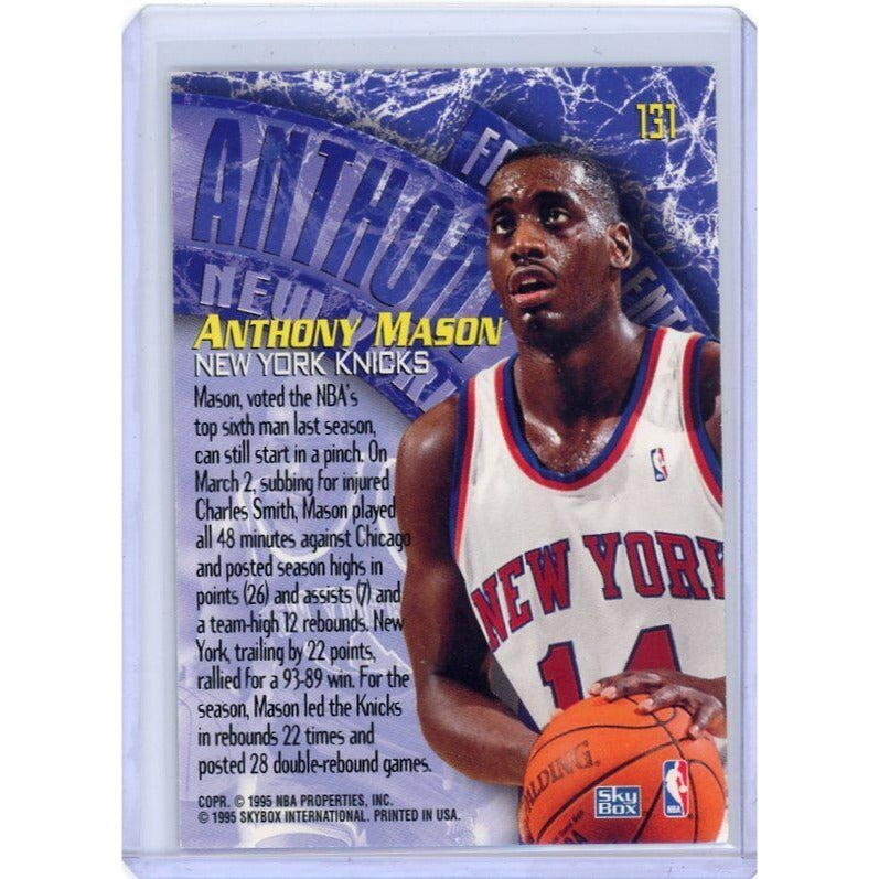 1995-96 New York Knicks Anthony Mason SkyBox Premium #131