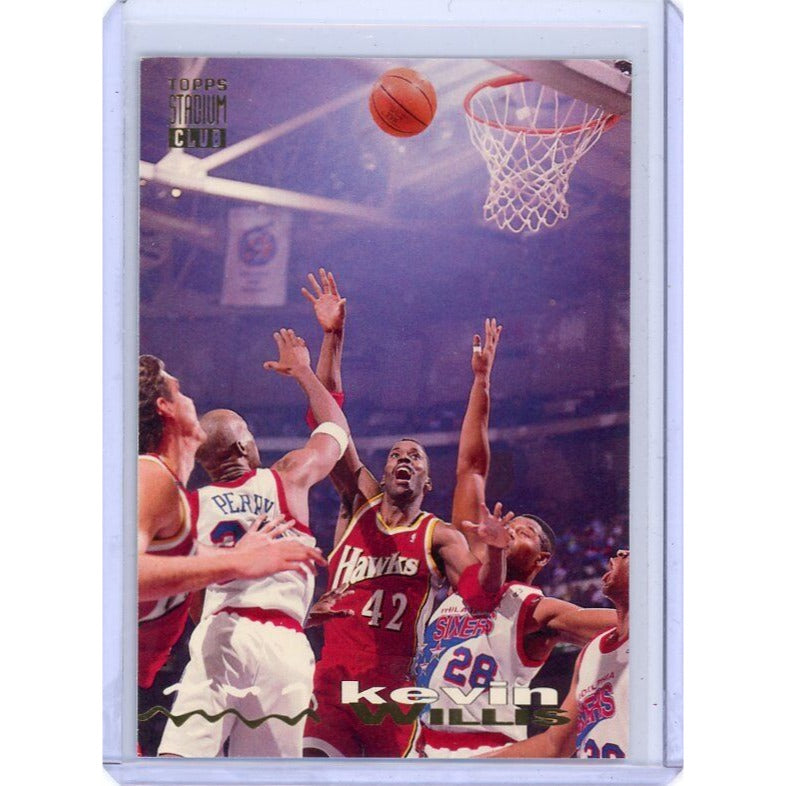 1993-94 Atlanta Hawks Kevin Willis Stadium Club First Day Issue #332