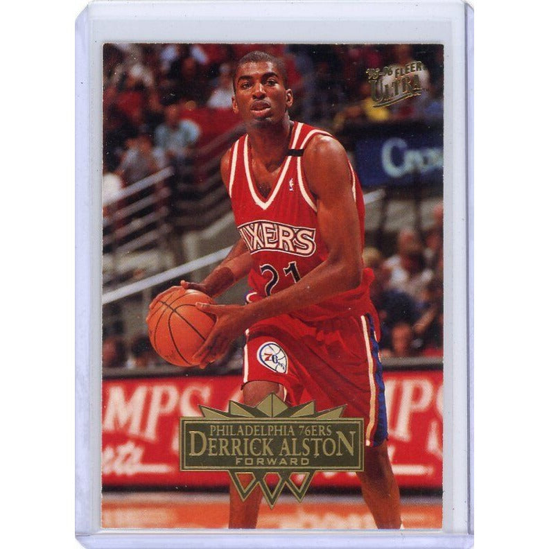 1995-96 Philadelphia 76ers Derrick Alston  Ultra #130