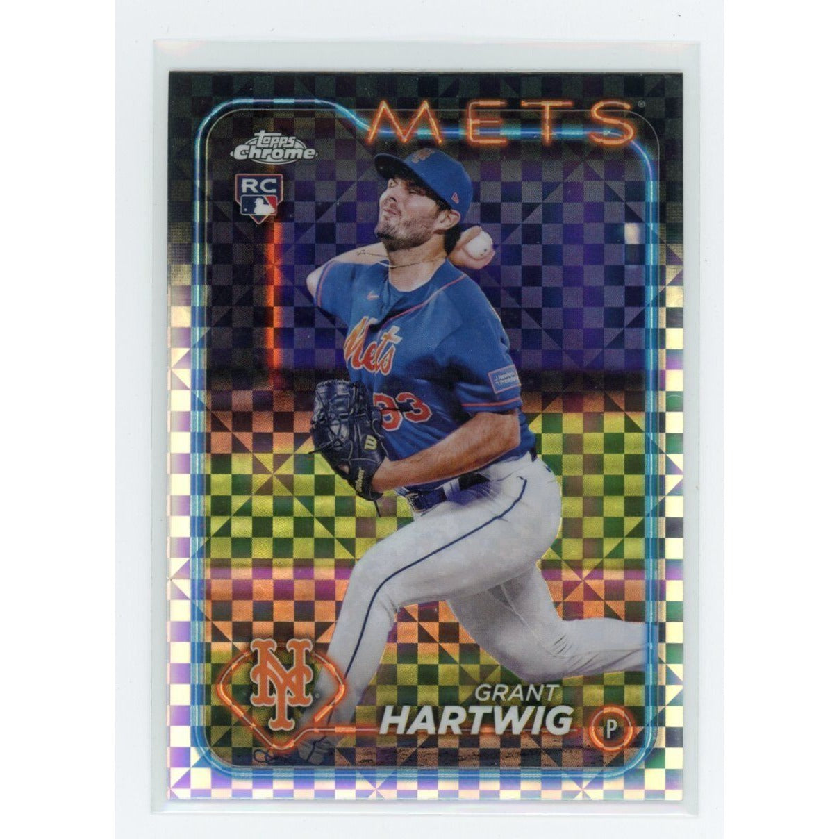 2024 Grant Hartwig Topps #130 Rainbow Foil