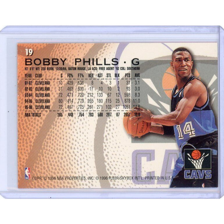 1996-97 Cleveland Cavaliers Bobby Phills Fleer #19