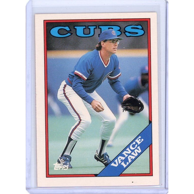 1988 Chicago Cubs Vance Law Topps Traded #60T