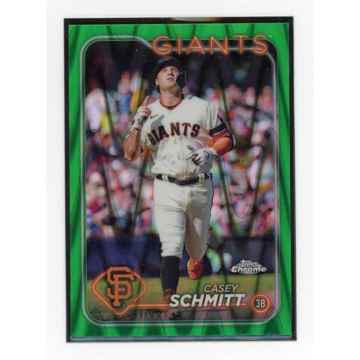 2024 Casey Schmitt Topps #403 Green Foil