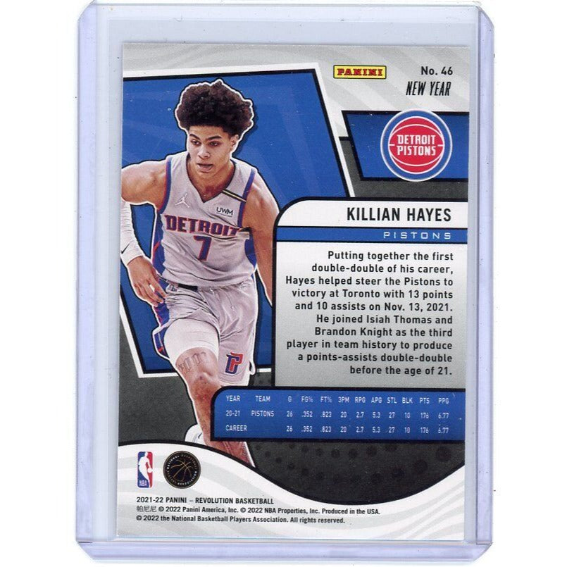 2021-2022 Detroit Pistons Killian Hayes Panini Revolution #46