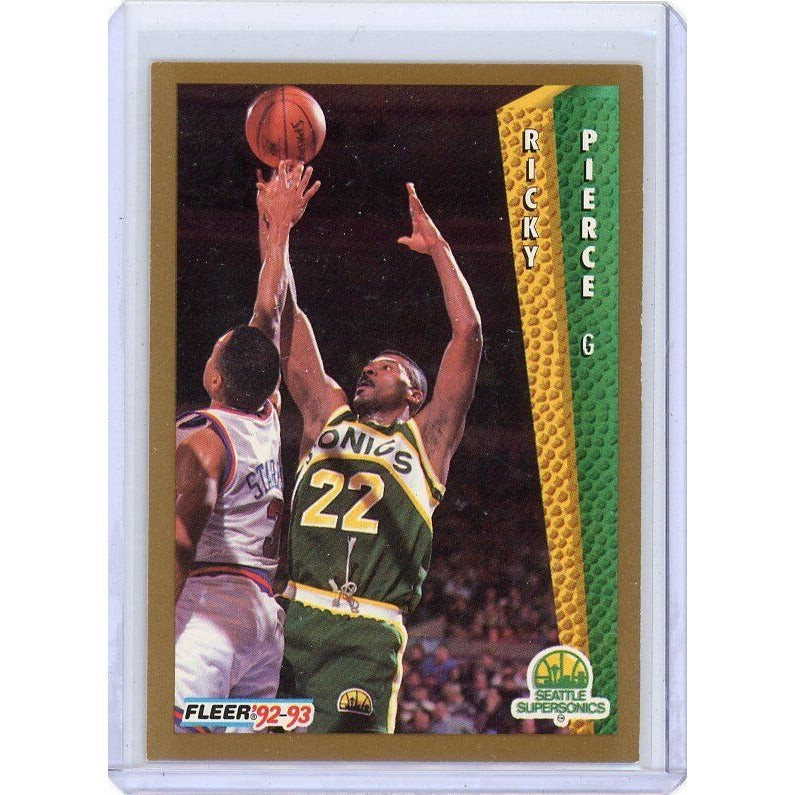 1992-93 Seattle SuperSonics Ricky Pierce  Fleer #217