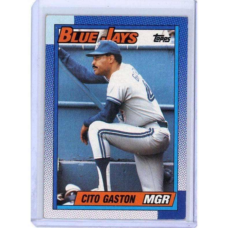 1990 Toronto Blue Jays Cito Gaston Topps #201