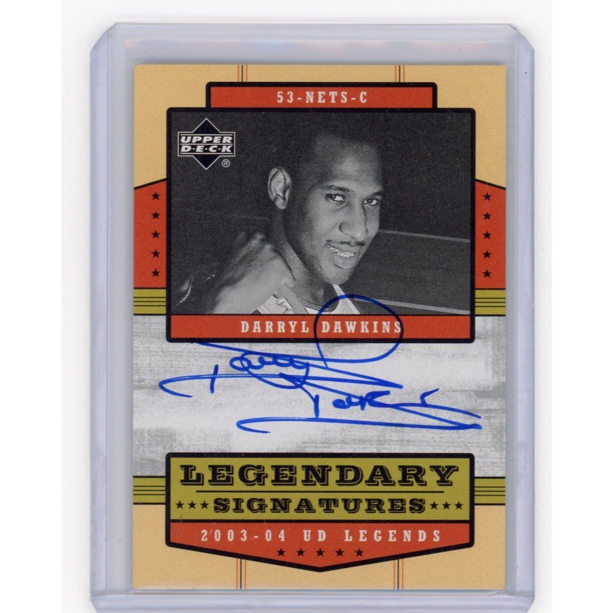 2003-04 Darryl Dawkins Upper Deck #LS-DD Legendary Signatures