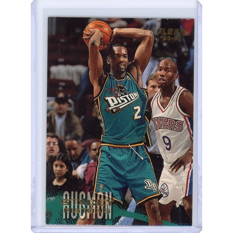 1996-97 Detroit Pistons Stacey Augmon Fleer #178