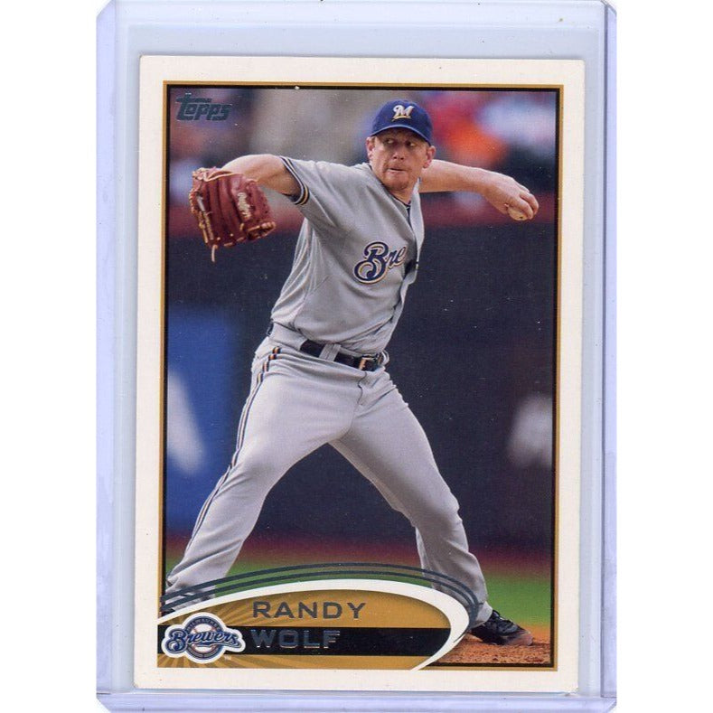 2012 Milwaukee Brewers Randy Wolf Topps #545