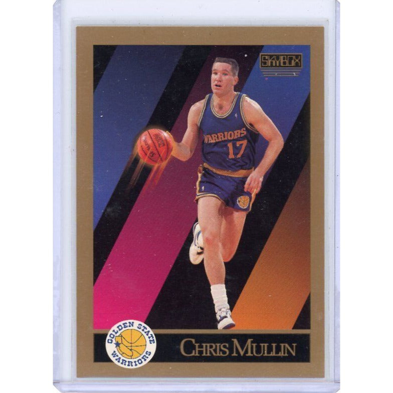 1990-91 Golden State Warriors Chris Mullin SkyBox #98