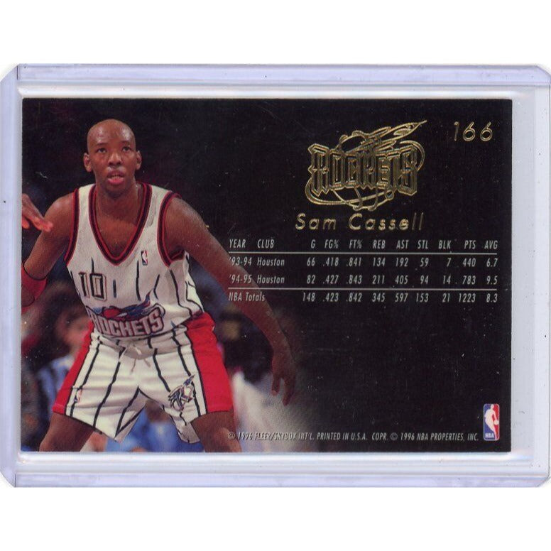 1995-96 Houston Rockets Sam Cassell Flair #166