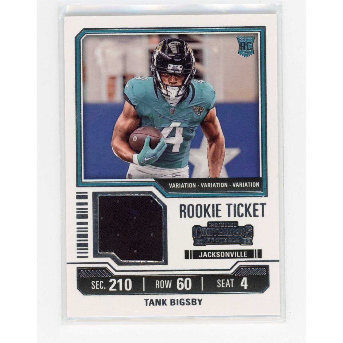 2023 Tank Bigsby Panini Contenders #TS33V Patch