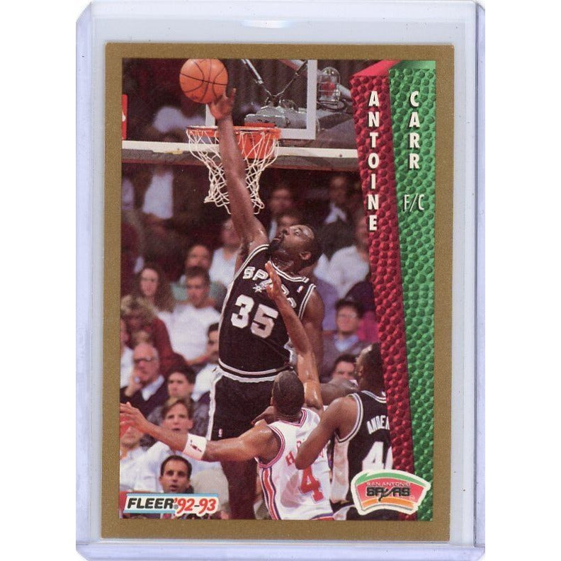 1992-93 San Antonio Spurs  Antoine Carr Fleer #202