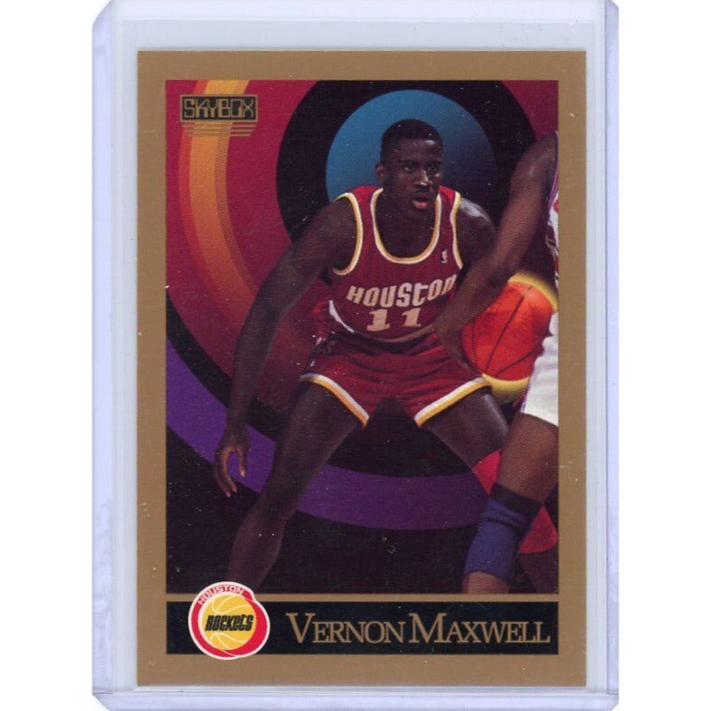 1990-91 Houston Rockets Vernon Maxwell SkyBox #109